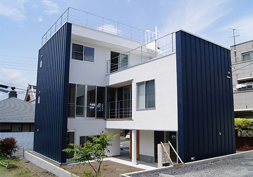鉄骨造戸建住宅K様邸外観