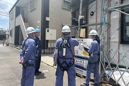 根本建設㈱災害防止協力会安全パトロール